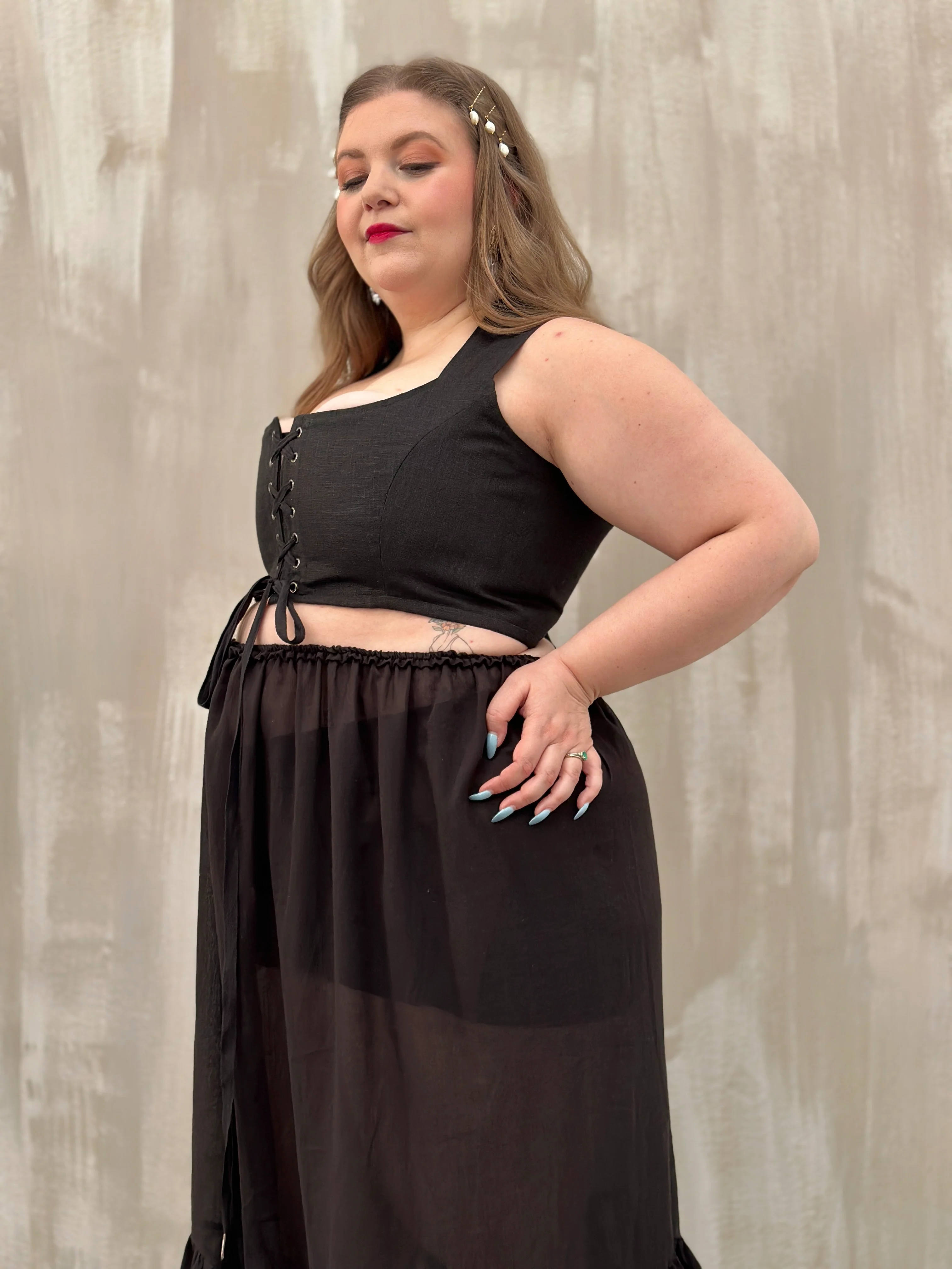Regency Bralette in Linen (Made-To-Order) - Image 7