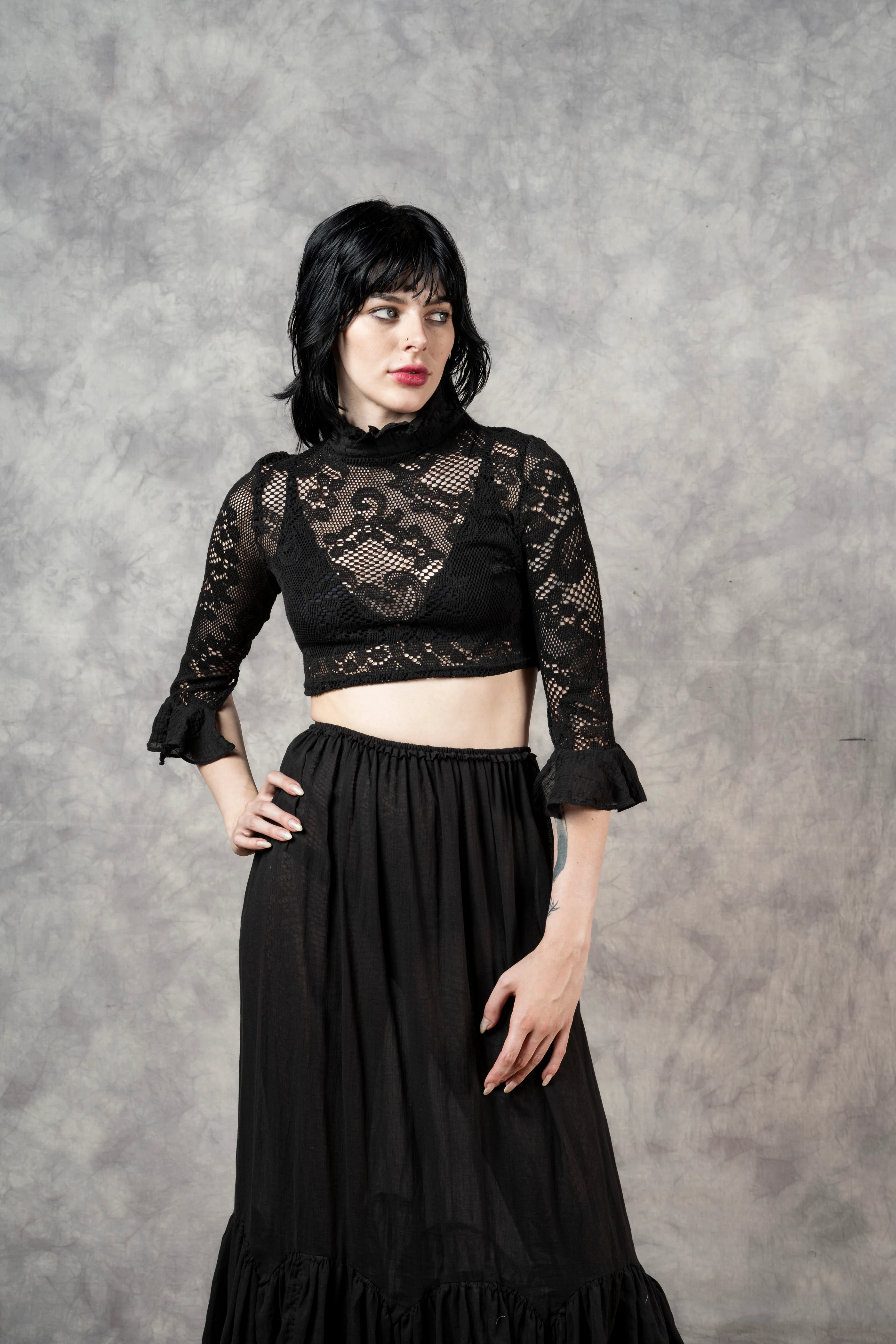 Semi-Sheer Petticoat Skirt - Image 11